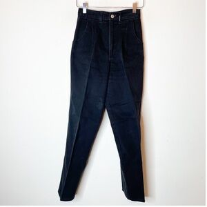Rockies Vintage Black High Waisted Pleated Jeans, Rocky Mountain 5/6